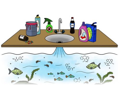 Illustration der Mikroverunreinigung